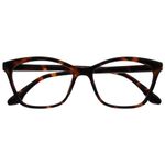 OPULIZE KAT Reading Glasses - Cat-Eye Frame - Shiny Brown Tortoiseshell - Men & Women - Spring Hinges - R59-2 - +2.50