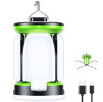 Blukar Camping Lantern Rechargeable, 2000L Ultra Bright Camping Lights Lamp - 7 Light Modes, 60 LED Hanging Tent Lamp, Long Battery Life for Outdoor, Power Cuts, Emergency, Fishing, Hiking etc