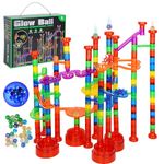 Marble Run Building Blocks Set -STEM Toy for Kids - Marble Run Construction Toy Gifts for 6 7 8 9 10 Year Old Boys and Girls… (160)