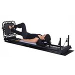 Stamina AeroPilates 4 Cord Reformer Plus 4420 Fitness Workout Machine with Mat