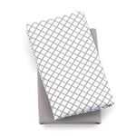 Chicco Lullaby Playard Sheets 2 Piece Set, Grey Diamond