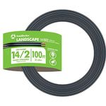 Woods Southwire 55213243 14/2 Low Voltage Outdoor Landscape Lighting Cable, 100-Feet, 100 ft, N, Foot