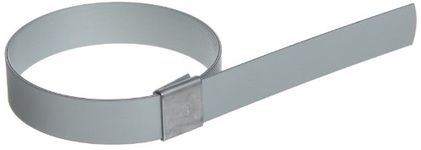 BAND-IT CP0799 5/8" Wide x 0.025" Thick 1-3/4" Diameter, Galvanized Carbon Steel Center Punch Clamp (100 Per Box)