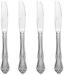 Oneida Chateau Fine Flatware Dinner Knives, Set of 4, 18/10 Stainless Steel