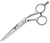 Kasho Silver Series Offset Hair Cutting Scissor, 6.5-Inch Length