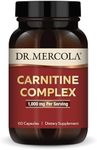 Dr. Mercola Carnitine Complex, 30 Servings (60 Capsules), Dietary Supplement, 1000 mg Per Serving, Supports Immune Health, Non-GMO