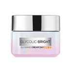 L'Oreal Paris Glycolic Bright Day Cream with SPF 17, 15ml |Skin Brightening Cream with Glycolic Acid that Visbily Minimizes Spots & Reveals Even Toned Skin