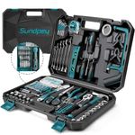 Sundpey Home Tool Kit 257PCs - Portable Complete General Household Essentials Repair Hand DIY Tool Set - All Purpose Tools for Men Women & Handyman & College Students & Beginner with Storage Case