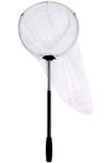 RESTCLOUD Insect and Butterfly Net with 12" Ring, 24" Net Depth, Handle Extends to 59 Inches (10" Ring, 48" Handle)