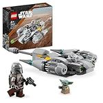 LEGO Star Wars The Mandalorian N-1 Starfighter Microfighter Microscale Building Toy, The Book of Boba Fett Vehicle with Grogu Baby Yoda Figure, Gifts for Kids, Boys, Girls Aged 6 Plus 75363