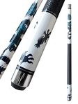 Champion Dragon Pool Cue Stick with Predator Uniloc Joint or 5/16/X18 Joint, Low Deflection Shaft, Kamui Tip or Tiger tip, Retail Price $225.00 (DL2 White Dragon cue Uniloc Joint, 17oz)