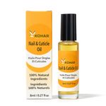 Made in Canada- Natural Nail & Cuticle Oil – Deep Nourishing for Dry, Cracked Cuticles – Strengthens Nails – With Jojoba, Vitamin E, Argan Oil & Essential Oils. Artificial Fragrance Free
