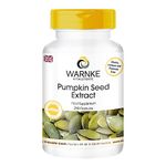 Pumpkin Seed Extract (10:1) 500 mg with Natural. Vitamin E and Selenium, 250 Capsules, Large Pack, 1 Pack (1 x 157 g) | Warnke Vitalstoffe - German Pharmacy Quality