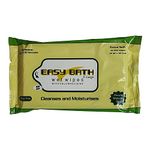 Agaram Easy Bath Wet Wipes | Soft Bed Bath Wipes | 10 Large Wipes/Pack (32 x 32 cm) | Alcohol-free & Clinically Safe | Pack of 12 (120 wipes)