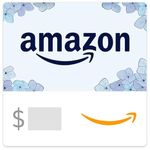 Amazon.ca Gift Card - Amazon Logo - Blue Flower