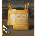 ECO Organic Bed & Borders Top Soil 1,000kg / 750L XL Bulk Bag 10mm Screened & Enriched 80:20 with Eco Mix Peat Free Soil improver Compost For Healthy Plants Indoor & Outdoor - No Fertilisers Required