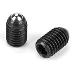 10pcs M10x20 Screw Thread Hex Socket Ball Spring Plungers Set Carbon Steel Ball Plunger