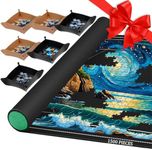 Pohxev Jigsaw Puzzle Mat Roll Up, P