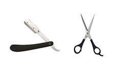 Straight Razor Hair Scissors