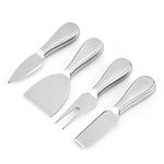 Premium Stainless Steel Cheese Tool Set - 4 Piece Cheese Knife Set - Cut, Spread All Your Favorite Cheeses