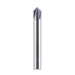 Spetool 90 Degree Carbide V Bits Engraving with Tiain Coated 4 Flutes, Chamfer End Mill for Carving V Groove Router Bits