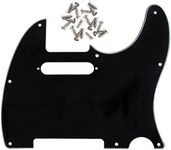 FLEOR 8 Hole 3Ply Black TL Pickguar