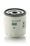 MANN-FILTER W 712/43 Oil Filter - CARS + TRANSPORTERS, White