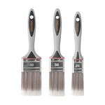 GRIFEMA GA4201-3, 1/1.5/2 Inch Paint Brushes, for Furniture, Walls, Fences, Bristle Width 25, 38, 50 mm, 3 Pieces