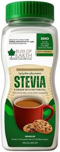 Bliss of Earth 99.8% REB-A Purity Stevia Sweetener, Diet Sugar Stevia Powder, Natural & Sugarfree, Zero Calorie Keto Sweetner, 200GM