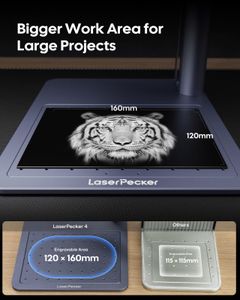 LaserPecker 4 Dual Light Laser Engraver – Portable Precision Cutter