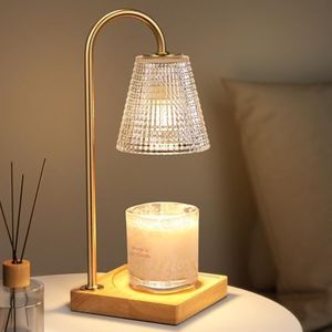Hong-in Candle Warmer Lamp with Timer Dimmer,Birthday Gifts for Women Mom,House Warming Gifts New Home Room Decor,Wax Warmer for Scented Wax Jar Candles