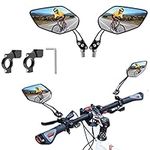 2 pcs bicycle mirrors bicycle scoot