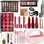 All In One Makeup Kit, Makeup Kit for Women Full Kit,Multipurpose Women's Makeup Sets,Beginners and Professionals Alike,Easy to Carry(Pink）