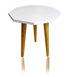 UHUD CRAFTSBeautiful Antique Wooden Foldable Side Table/End Table/Stool Living Room Kids Play Furniture Table Square Shape Medium