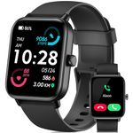 KALINCO Smart Watch for Women Men (Answer/Make Call), Alexa Built-in, 1.8'' Fitness Tracker GPS Watch with Heart Rate/SpO2/Stress & Sleep Monitor, 100+ Sport Modes, Swimming Smartwatch for Android iOS