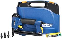 Rapid PS111 Pneumatic Stapler for No. 140 Staples, With Quick Reload, Adjustable Air Exhaust, Includes Carry Case and 300 Staples (5000052), Blue