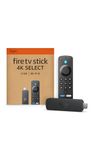 Amazon Fire TV Stick 4K Select (newest gen), start streaming in 4K, hundreds of thousands of films and TV episodes, free & live TV, find TV programmes faster with Alexa+