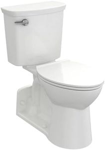 American Standard 209AA137.020 Yorkville VorMax Right Height Elongated Toilet with Left-Hand Trip Lever, White