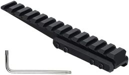 ohhunt Optic Riser 1/2 inch Height Picatinny Riser Low Profile Rail Riser 5.47 inch Length Red Dot Riser Mount Black