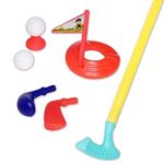 Prime Mini Toddler Sport Golf Game Early Educational Kids Golf Toy Set, Golf Clubs, Practice Holes for Kids