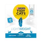 Purina Tidy Cats Light Weight, Low Dust, Clumping Cat Litter, Lightweight Instant Action - 17 lb. Box