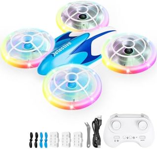 Skeufy Mini Drone for Kids for Beginner, Kids Toy drone with LED light, Altitude Hold, 3D Flip, Headless Mode, Hand Operated RC Quadcopter, Best Toy Gifts for Boys and Girls for Christmas