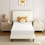 Yaheetech 8 Inch Twin Mattress Cooling Gel Memory Foam Mattress, Green Tea Mattress for Fresher Sleep, Medium Firm, CertiPUR-US Certified, Twin Size Mattress in a Box