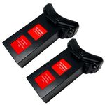 MaximalPower 7.4 V 4100mAh LiPo Battery for Holy Stone HS100 SJR/C S70W RC Quadcopter (2 Pack)