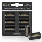 POWEROWL CR2 3V Lithium Battery, High Capacity CR2 3 Volt Batteries Cell, Long Lasting Power, 6 Pack