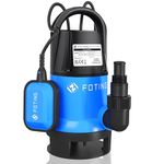 FOTING 900W Portable Submersible Pump with Float Switch, Max Flow 14000 L/H Electric Sump Pump for Dirty/Clean Water, Water Pump for Garden Pond, Pools, Ditches