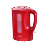 Quest 35429 1.7 Litre Electric Kettle/Red/Cord Storage/Water Level Indicator/BPA Free/Automatic Cut-Off/Student Essentials for University