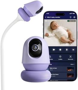Monai 3K Smart Baby Camera with 8H Portable Battery, Eye-Safe 950nm Night Vision, Secure WiFi Baby Camera Monitor with App, 24/7 Monitoring, 7 Safety Features & AI Assistant, Cry & Covered Face Alert