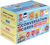 Conversation Cards for Best Friends - 400 BFF Questions and 400 Fun This or That Topics for Adult Best Friends, Teens, or Couples - Talking Conversation Starters Best Friend Game to Grow Even Closer