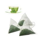 Japanese Green Tea Co Gokuzyo Aracha Japanese Green Tea – Highest-Grade Japanese Crude Tea – Deep Steamed Sencha Tea – Intense Aroma and Taste – 50 Tea Pyramid Bags